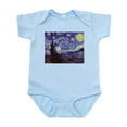 thumbnail image 1 of CafePress - Van Gogh Starry Night Body Suit - Baby Light Bodysuit, Size Newborn - 24 Months, 1 of 4