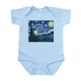 thumbnail image 1 of CafePress - Van Gogh Starry Night Infant Bodysuit - Baby Light Bodysuit, Size Newborn - 24 Months, 1 of 4