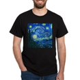thumbnail image 1 of CafePress - Van Gogh Starry Night T Shirt - Men's Classic Graphic Cotton T-Shirt, 1 of 4