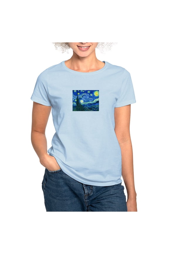 - Van Gogh Starry Night T Shirt - Women's Classic T-Shirt