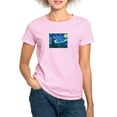 thumbnail image 1 of CafePress - Van Gogh Starry Night T Shirt - Women's Classic T-Shirt, 1 of 4