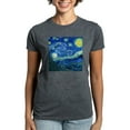 thumbnail image 1 of CafePress - Van Gogh Starry Night T Shirt - Women's Traditional Fit Dark T-Shirt, 1 of 4