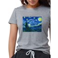 thumbnail image 1 of CafePress - Van Gogh Starry Night T Shirt - Womens Tri-blend T-Shirt, 1 of 1