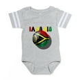 thumbnail image 1 of CafePress - Vanuatu Football - Cute Infant Baby Football Bodysuit, 1 of 3