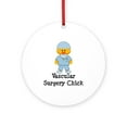 thumbnail image 1 of CafePress - Vascular Surgery Chick -  Round Wood Ornament 4", 1 of 2