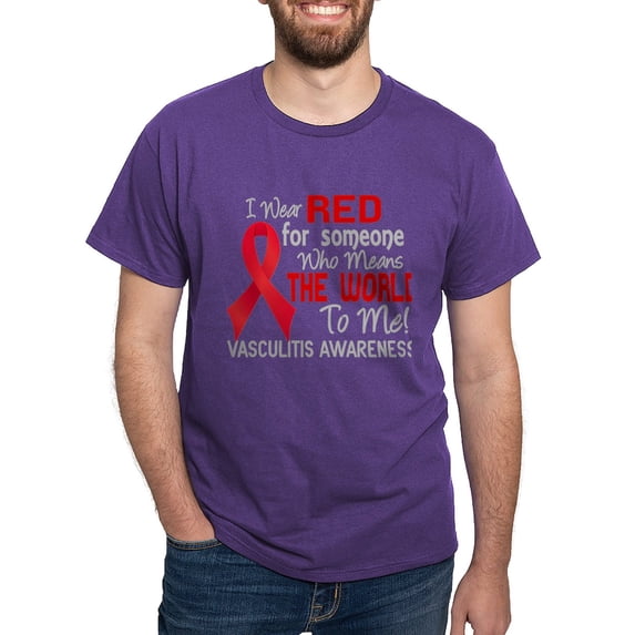 CafePress - Vasculitis Meansworldtome2 Dark T Shirt - Men's Classic Graphic Cotton T-Shirt
