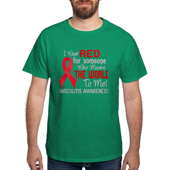 CafePress - Vasculitis Meansworldtome2 Dark T Shirt - Men's Classic Graphic Cotton T-Shirt