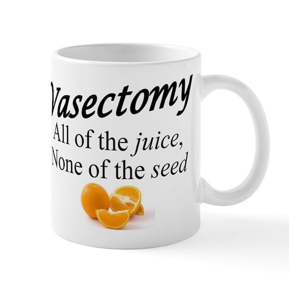 CafePress - Vasectomy Expanded Mug - 11 oz Ceramic Mug - Novelty Coffee Tea Cup