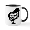 thumbnail image 1 of CafePress - Vegan Chick - 11 oz Ceramic Mug - Novelty Coffee Tea Cup, 1 of 4