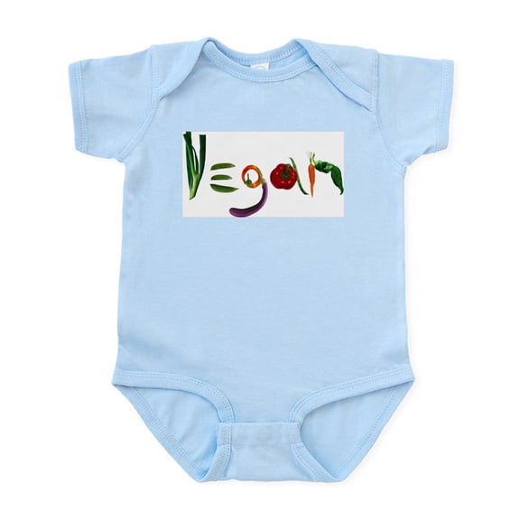 CafePress - Vegan Infant Bodysuit - Baby Light Bodysuit, Size Newborn - 24 Months