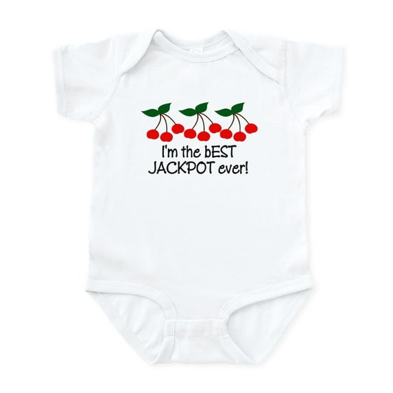 CafePress - Vegas Best Jackpot Ever! Baby/Toddler Bodysuits - Baby Light Bodysuit, Size Newborn - 24 Months