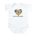 thumbnail image 1 of CafePress - Vegetable Heart Body Suit - Baby Light Bodysuit, Size Newborn - 24 Months, 1 of 4
