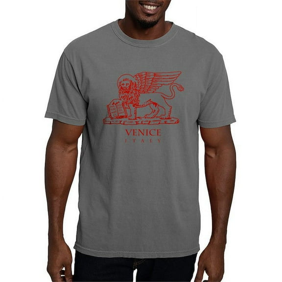CafePress - Venetian Lion T Shirt - Mens Comfort Colors Shirt