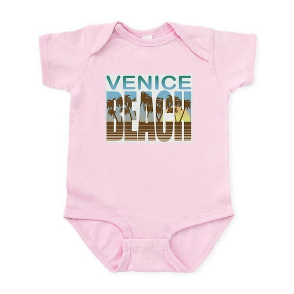 CafePress - Venice Beach Infant Bodysuit - Baby Light Bodysuit, Size Newborn - 24 Months