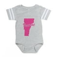 thumbnail image 1 of CafePress - Vermont - Cute Infant Baby Football Bodysuit, 1 of 3
