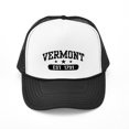 thumbnail image 1 of CafePress - Vermont Est. 1791 - Trucker Hat - Polyester Foam Front and Nylon Mesh Weave Back, 1 of 8