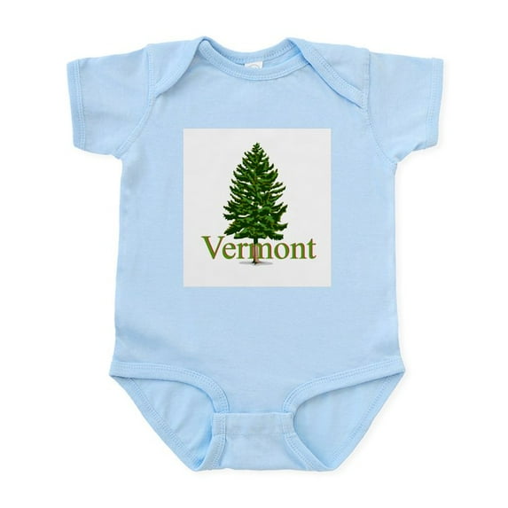 CafePress - Vermont Infant Bodysuit - Baby Light Bodysuit, Size Newborn - 24 Months