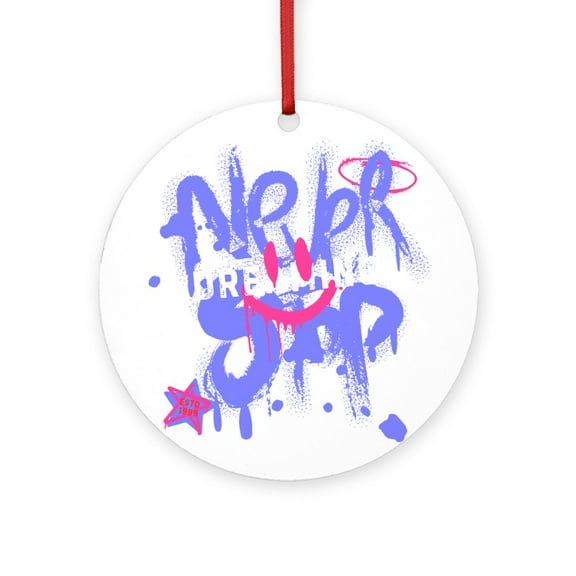 CafePress - Very Beautiful - Round Wood Ornament 4"