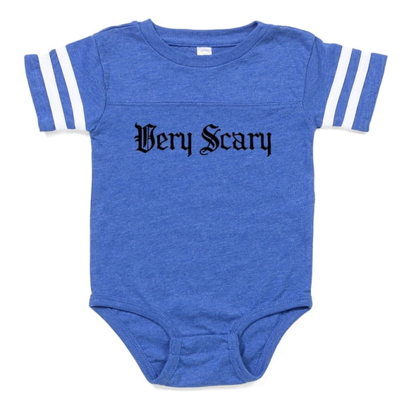 CafePress - Very Scary_Tr - Cute Infant Baby Football Bodysuit