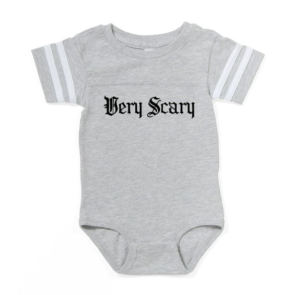 CafePress - Very Scary_Tr - Cute Infant Baby Football Bodysuit