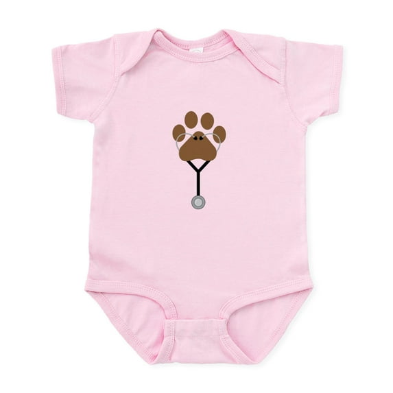 CafePress - Vet Stethescope Body Suit - Baby Light Bodysuit, Size Newborn - 24 Months