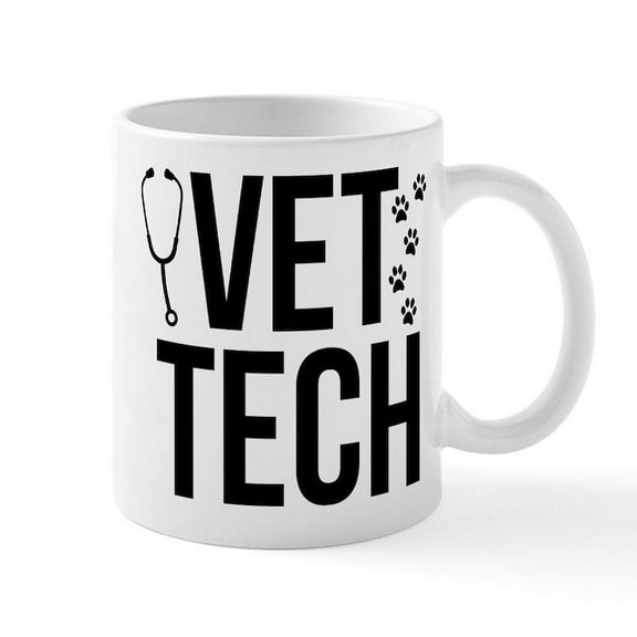 CafePress - Vet Tech - 11 oz Ceramic Mug - Novelty Coffee Tea Cup