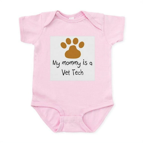 CafePress - Vet Tech Infant Bodysuit - Baby Light Bodysuit, Size Newborn - 24 Months