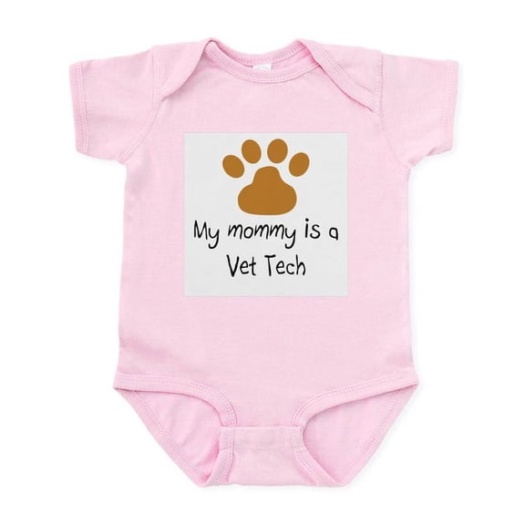 CafePress - Vet Tech Infant Bodysuit - Baby Light Bodysuit, Size Newborn - 24 Months