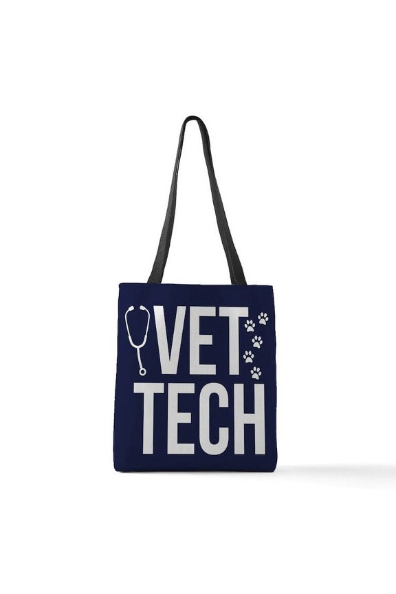 - Vet Tech - Polyester Tote Bag 16"x16"