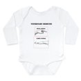 thumbnail image 1 of CafePress - Veterinary Medicine Body Suit - Long Sleeve Cotton Baby Bodysuit, 1 of 4