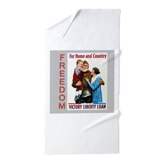 CafePress - Victory Liberty Loan - Large Beach Towel, Soft 30"x60" Towel with Unique Design