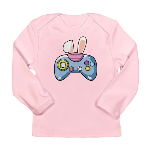 CafePress - Video Game Controller With Bun Long Sleeve T Shirt - Long Sleeve Infant T-Shirt