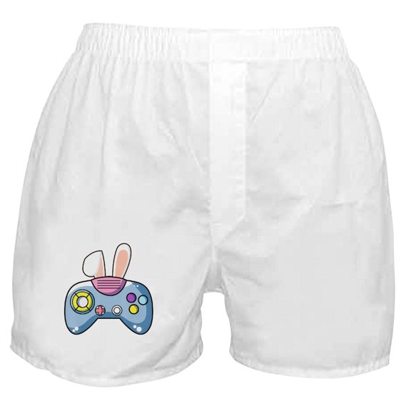 CafePress - Video Game Controller With Bunn - Men's Novelty Boxer Shorts