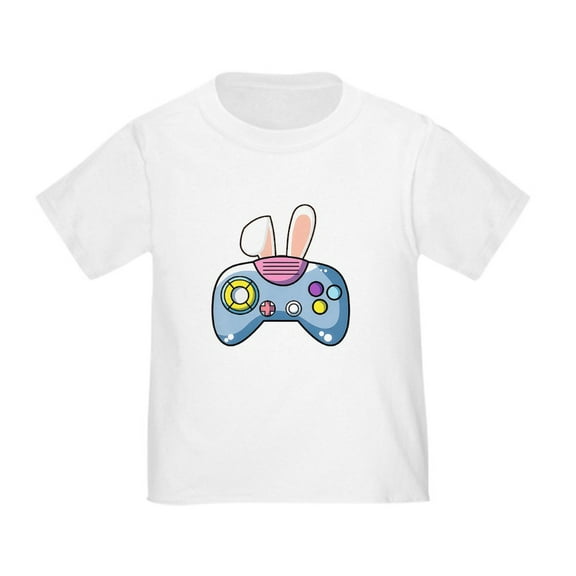 CafePress - Video Game Controller With Bunny Ears East T Shirt - Cute Toddler T-Shirt, 100% Cotton
