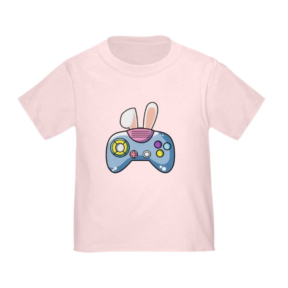CafePress - Video Game Controller With Bunny Ears East T Shirt - Cute Toddler T-Shirt, 100% Cotton