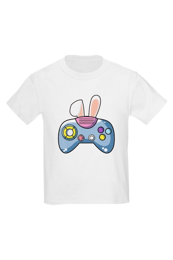 - Video Game Controller With Bunny Ears East T Shirt - Light Classic Kids Graphic, Short Sleeve T-Shirt, Sizes XS-XL