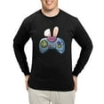 thumbnail image 1 of CafePress - Video Game Controller With Bunny Ears Easter Gamer Men's Long Sleeve T Shirt - Long Sleeve Dark T-Shirt, 1 of 4