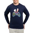 thumbnail image 1 of CafePress - Video Game Controller With Bunny Ears Easter Gamer Men's Long Sleeve T Shirt - Long Sleeve Dark T-Shirt, 1 of 4