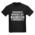 thumbnail image 1 of CafePress - Video Games Is Importanter T Shirt - Dark T-Shirt Kids XS-XL, 1 of 4