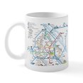 thumbnail image 1 of CafePress - Vienna Metro Map Mug - 11 oz Ceramic Mug - Novelty Coffee Tea Cup, 1 of 3