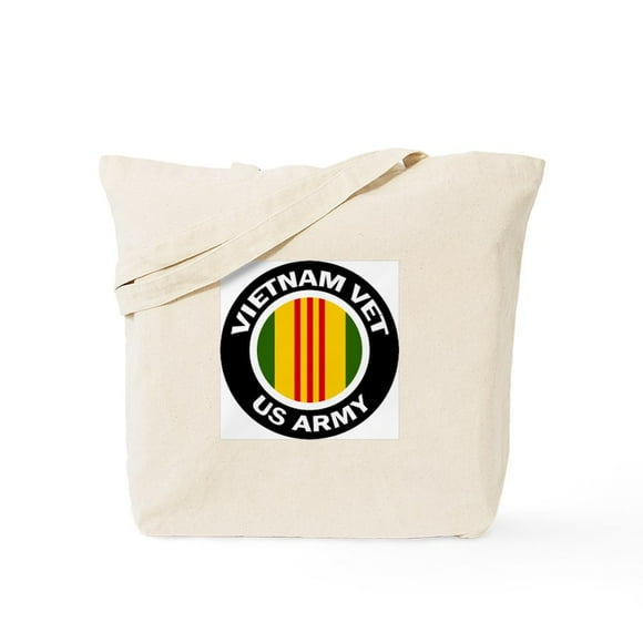 CafePress - Vietnam Vet US Army Tote Bag - Unisex Canvas Tote Bag, Beige, 1-Piece