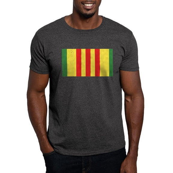 CafePress - Vietnam Veteran Flag Dark T Shirt - Men's Classic Graphic Cotton T-Shirt