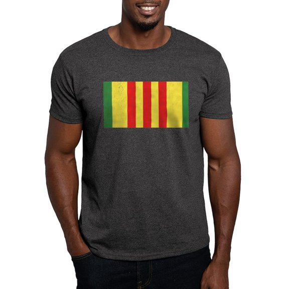 CafePress - Vietnam Veteran Flag Dark T Shirt - Men's Classic Graphic Cotton T-Shirt