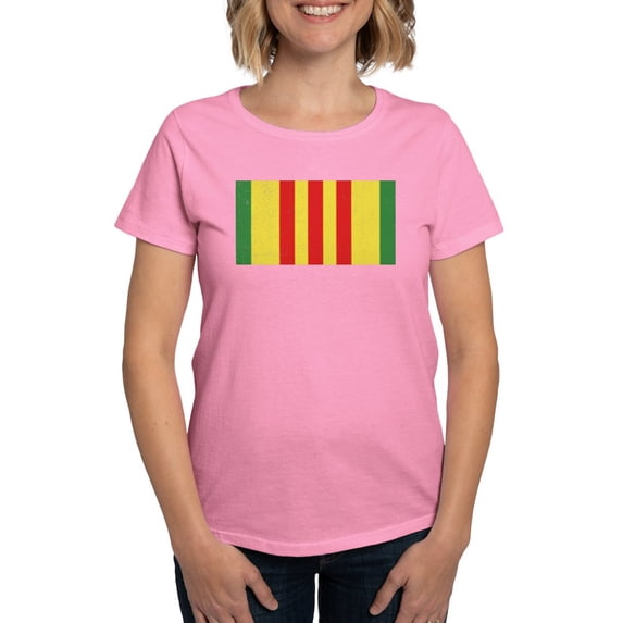 CafePress - Vietnam Veteran Flag Women's Dark T Shirt - Women's Traditional Fit Dark T-Shirt