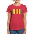 thumbnail image 1 of CafePress - Vietnam Veteran Flag Women's Dark T Shirt - Women's Traditional Fit Dark T-Shirt, 1 of 4