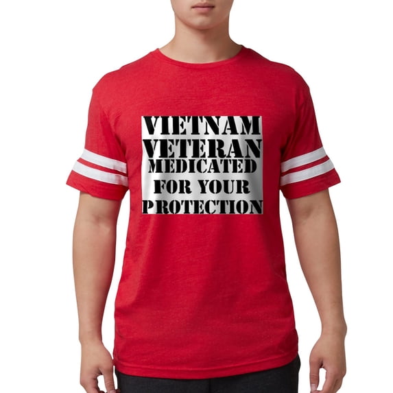 CafePress - Vietnam Veteran Medicated For - Mens Football Shirt