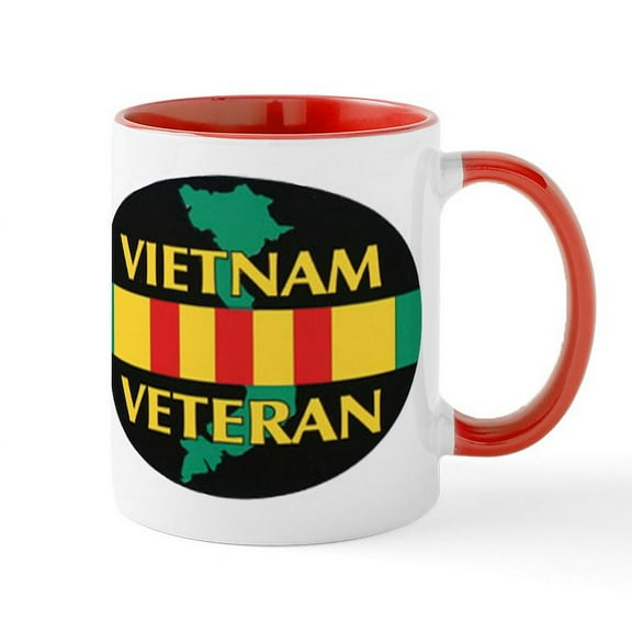 CafePress - Vietnam Veteran Mug - 11 oz Ceramic Mug - Novelty Coffee Tea Cup