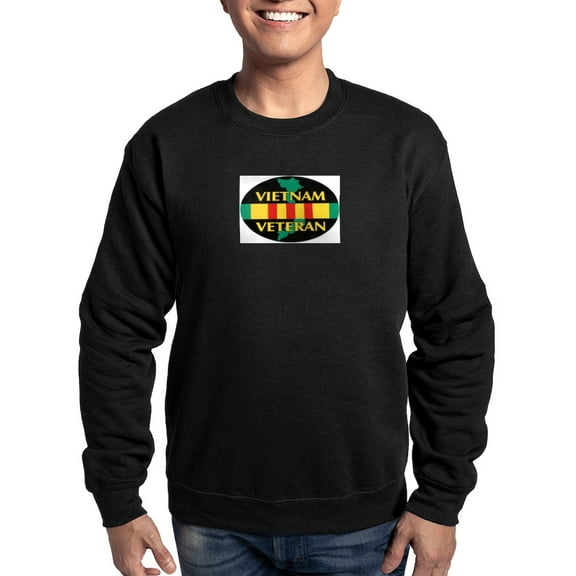 CafePress - Vietnam Veteran Sweatshirt (Dark) - Classic Crew Neck Sweatshirt
