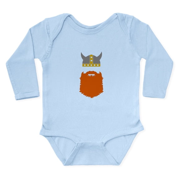 CafePress - Viking Body Suit - Long Sleeve Cotton Baby Bodysuit