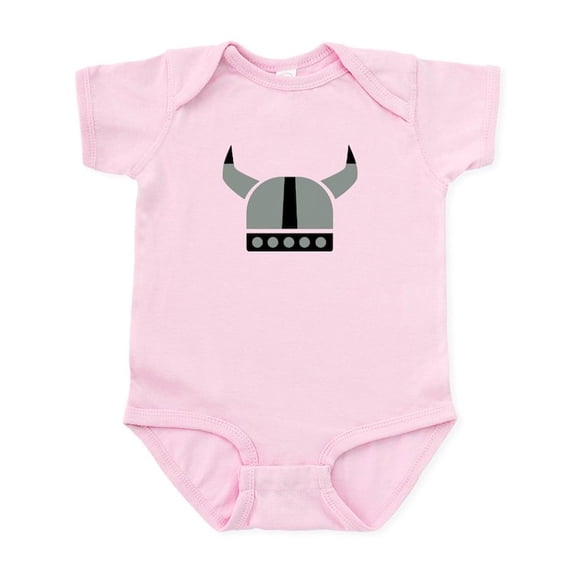 CafePress - Viking Helmet Infant Bodysuit - Baby Light Bodysuit, Size Newborn - 24 Months